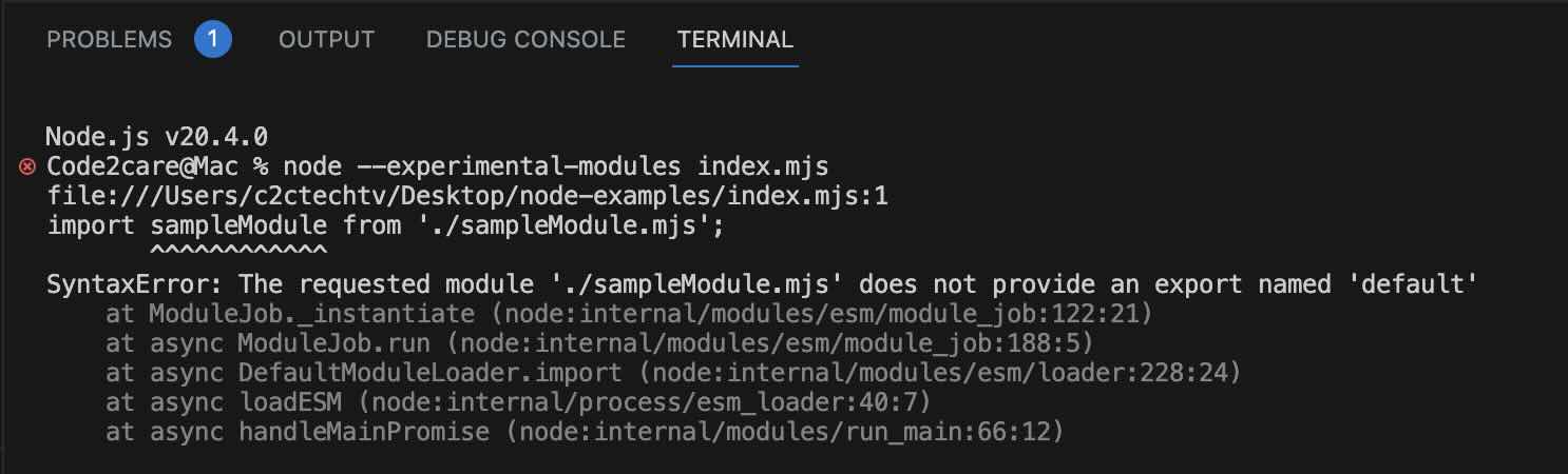 SyntaxError- The requested module does not provide an export named default
